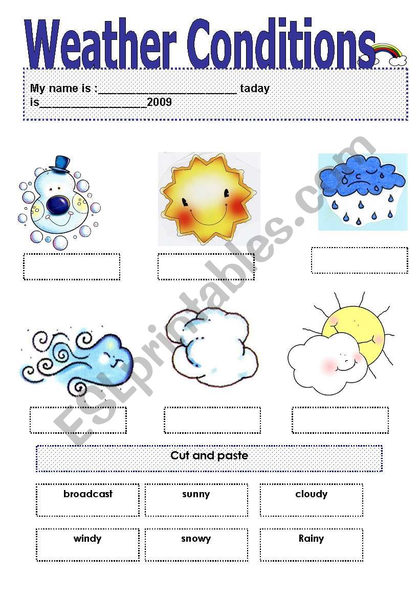 Weather co. worksheet