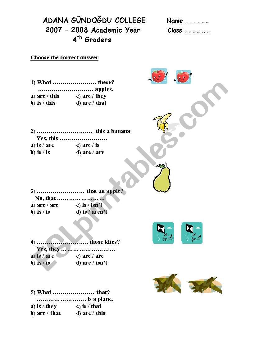 That / this worksheet