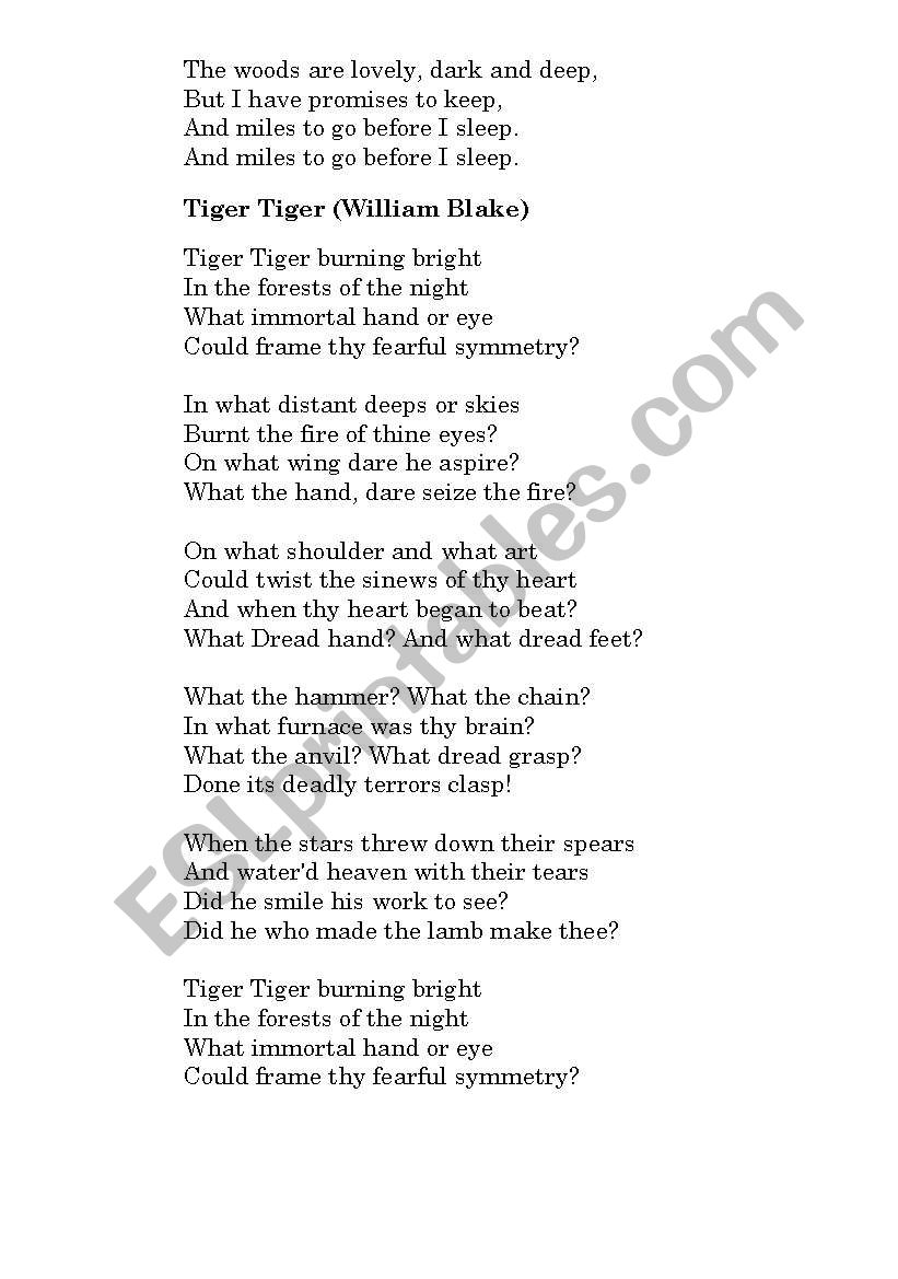 English worksheets funny poems printable id=