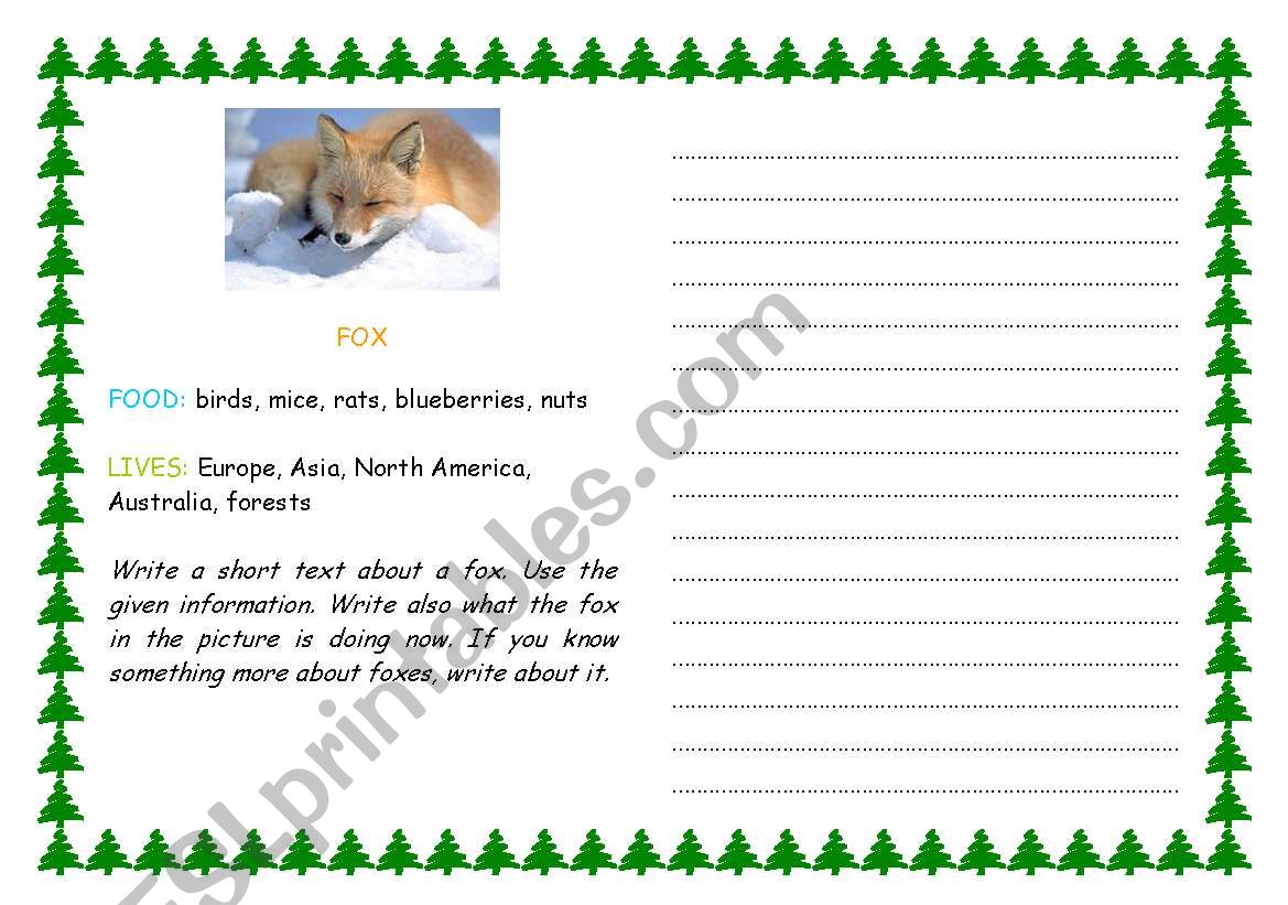 FoX worksheet