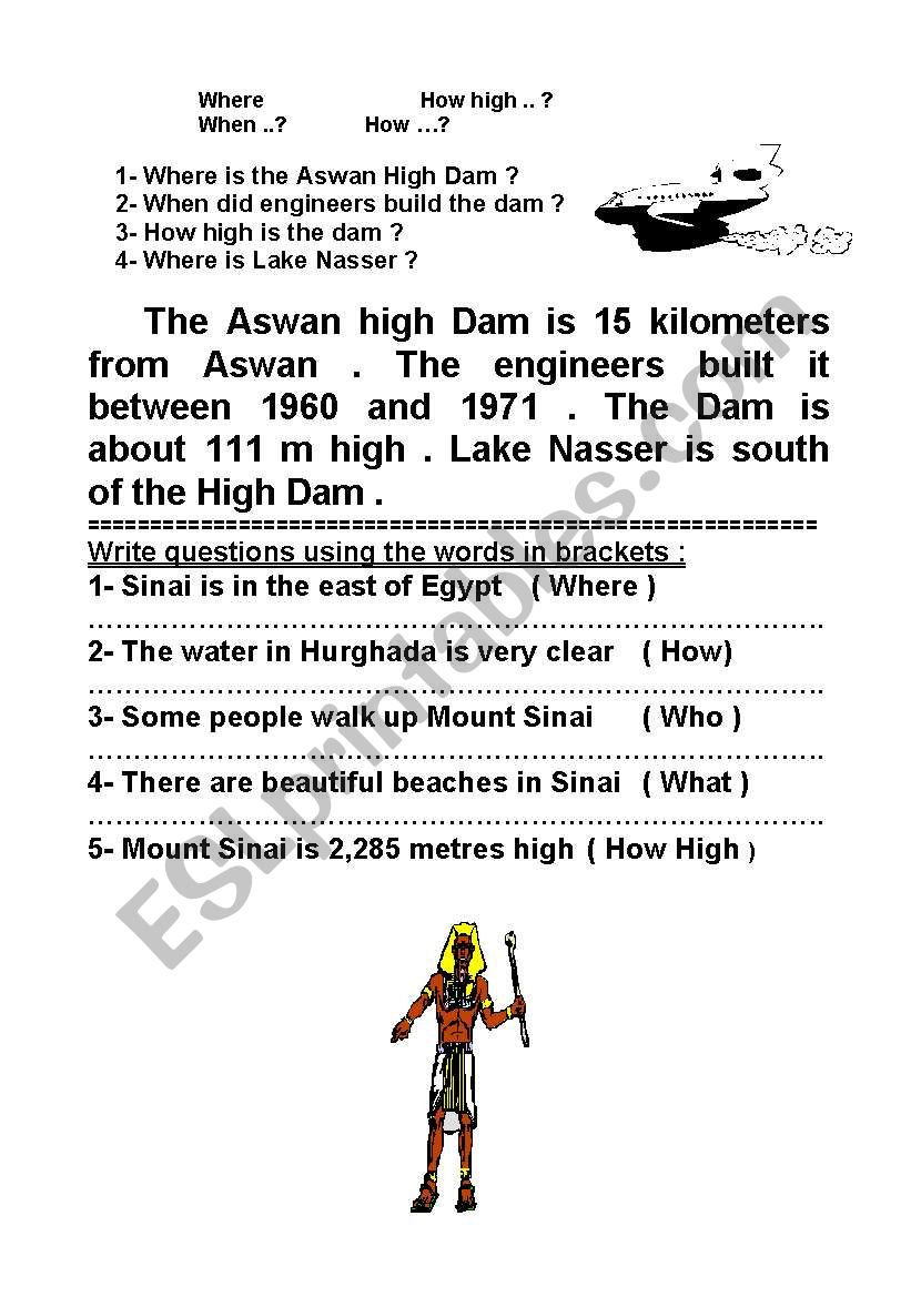 question articles  worksheet