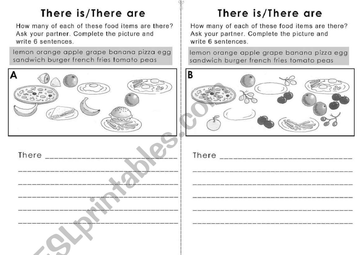 There is/There are worksheet