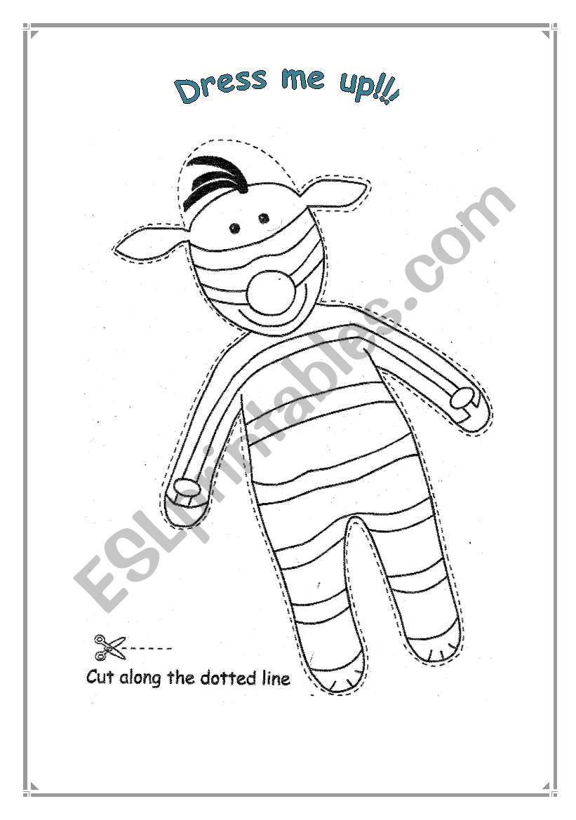 Dress me!! worksheet