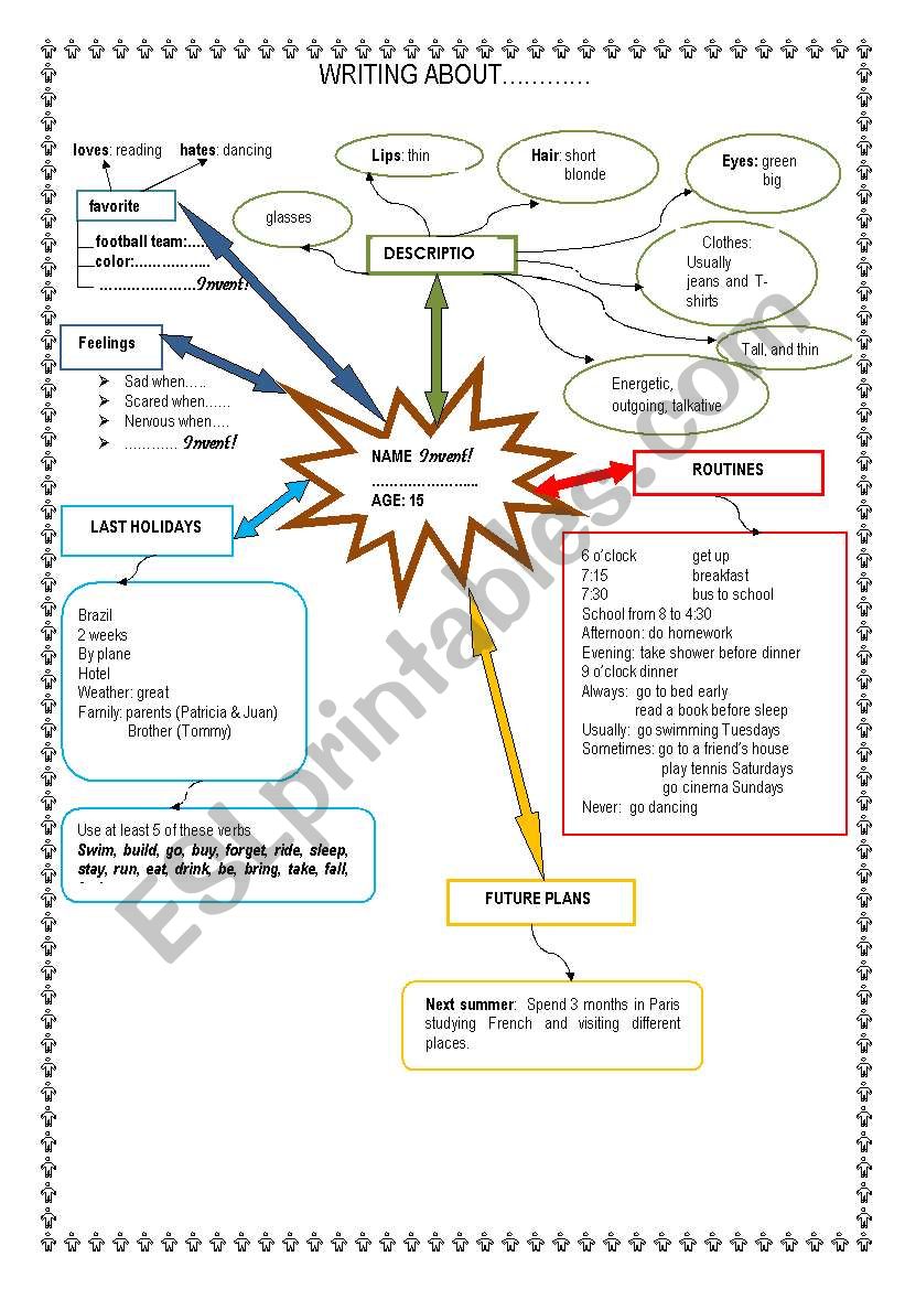 WRITING WEB worksheet