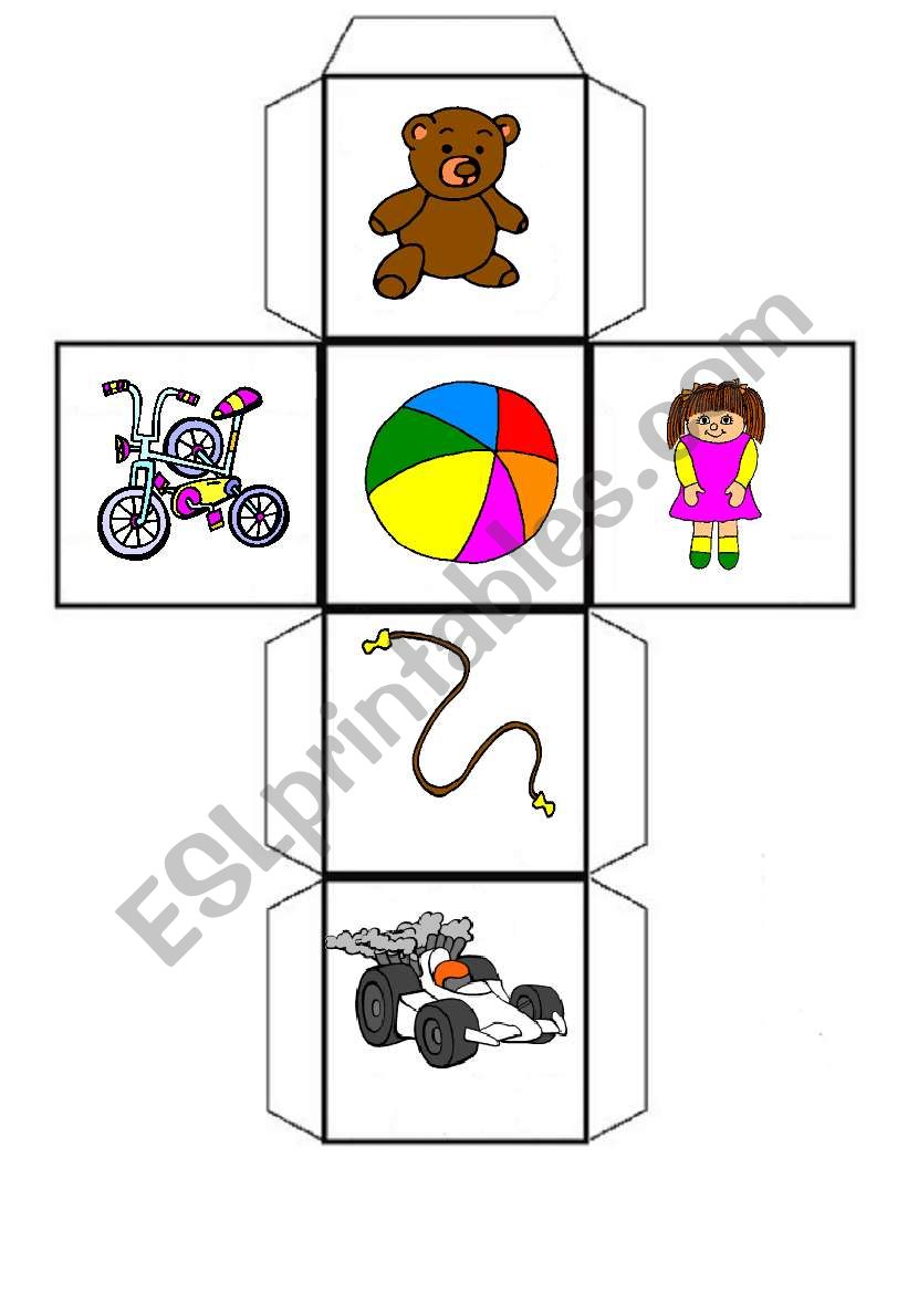 Game - Toys worksheet