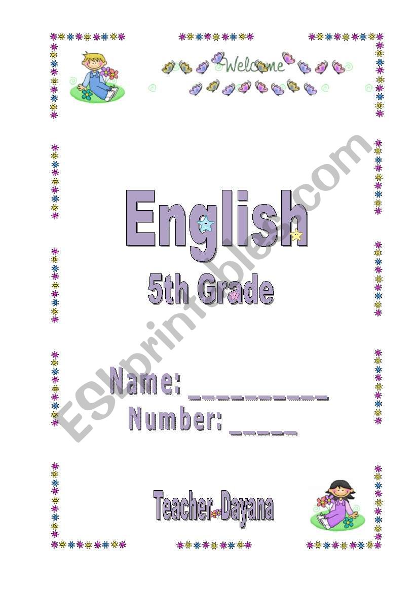 Cover worksheet