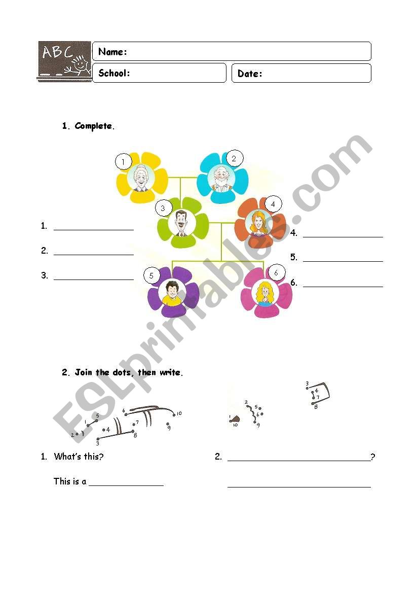 revisions worksheet 1/3 worksheet