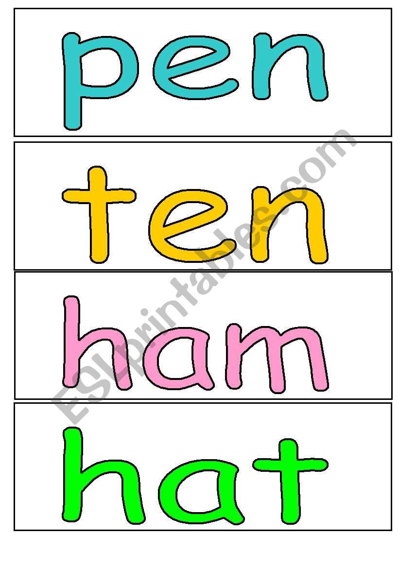 Groups 1 and 2 jolly phonics words