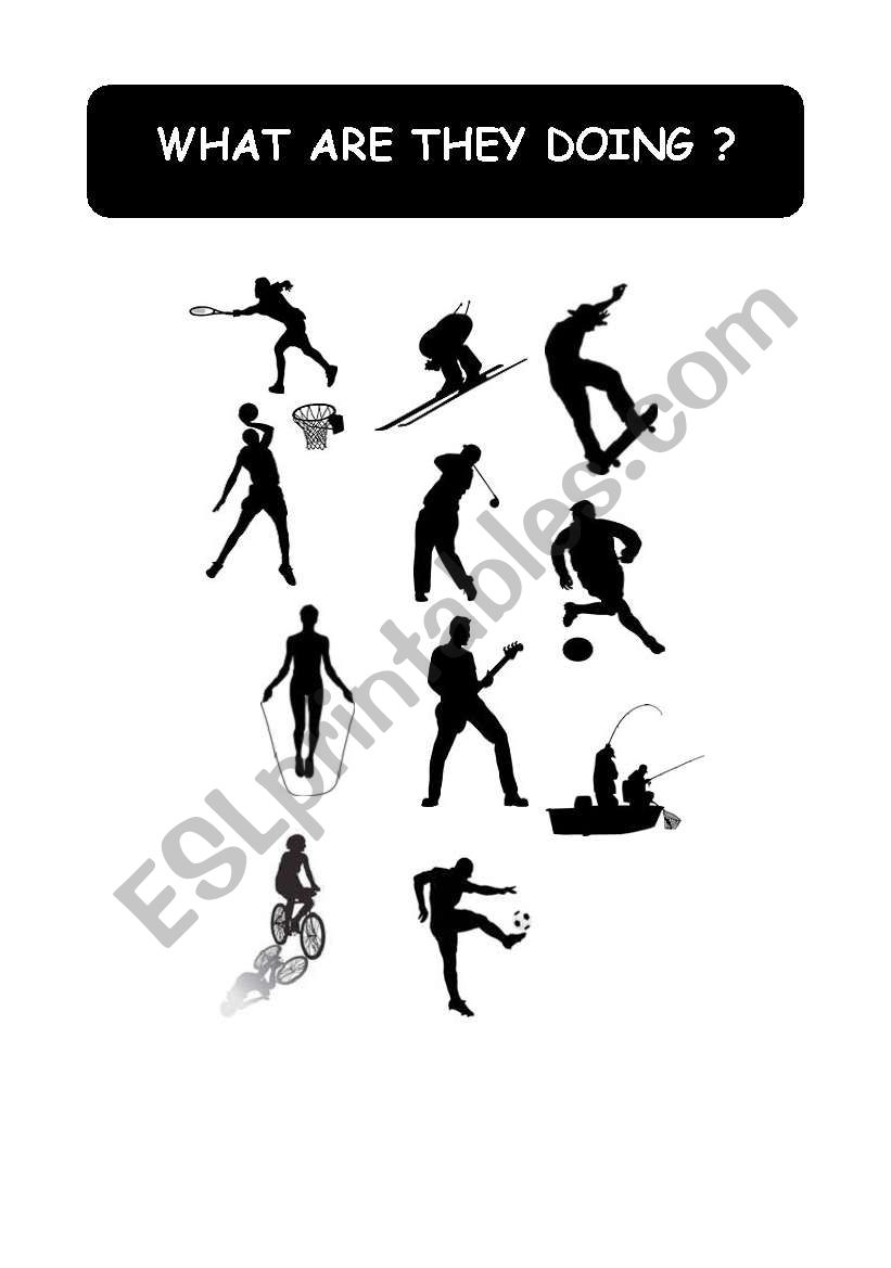 SILHOUETTES - ACTIVITIES worksheet