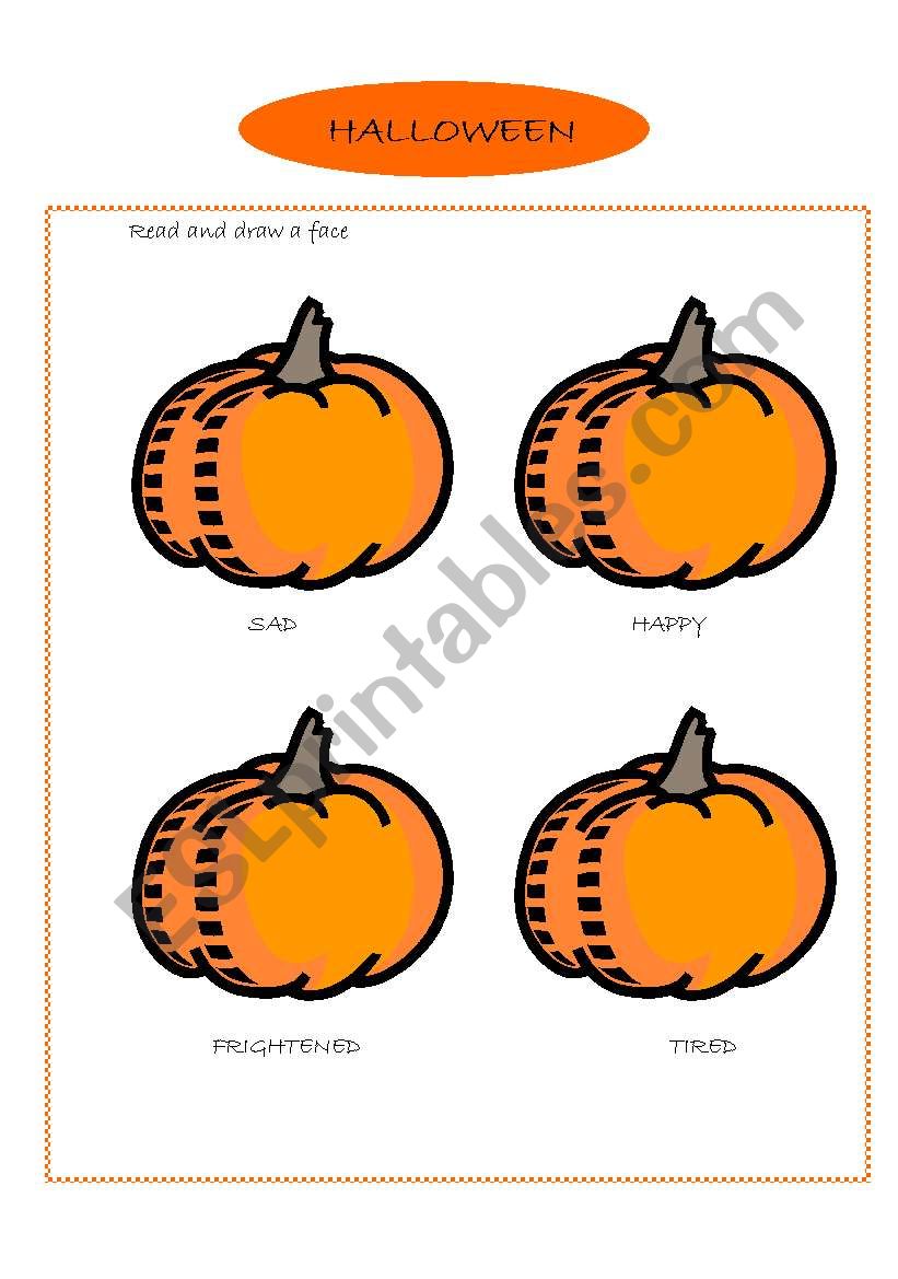 Halloween worksheet