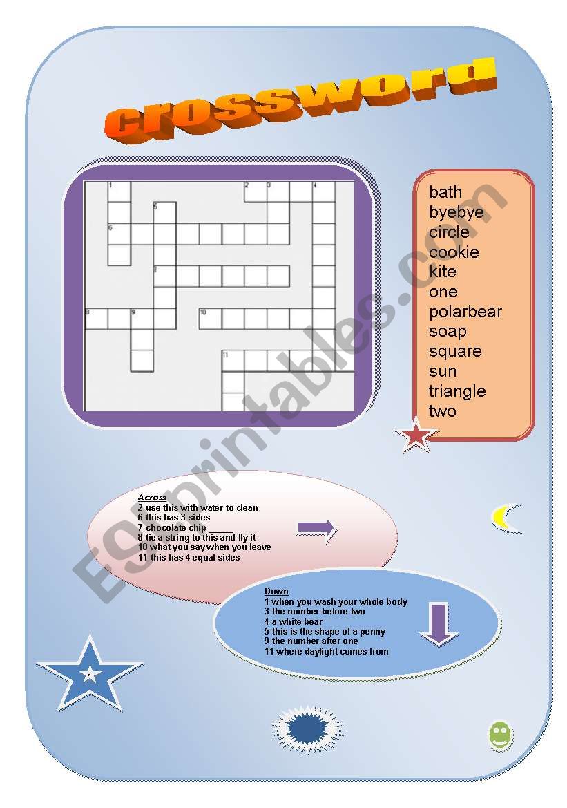 CROSSWORD worksheet