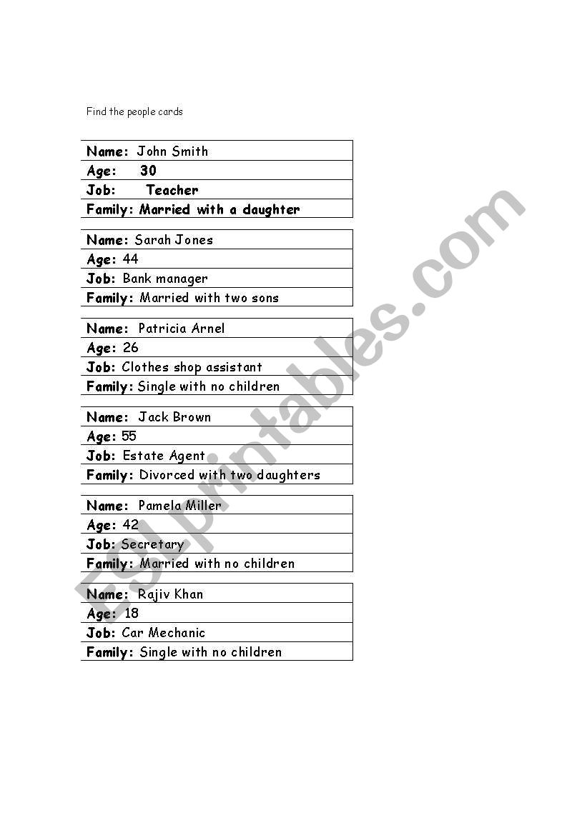 Whats your name? worksheet