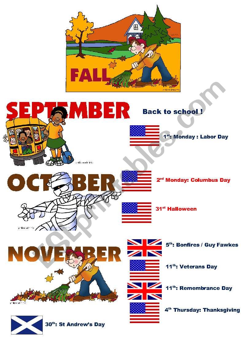 SEASONS AND CELEBRATIONS 1/4 worksheet