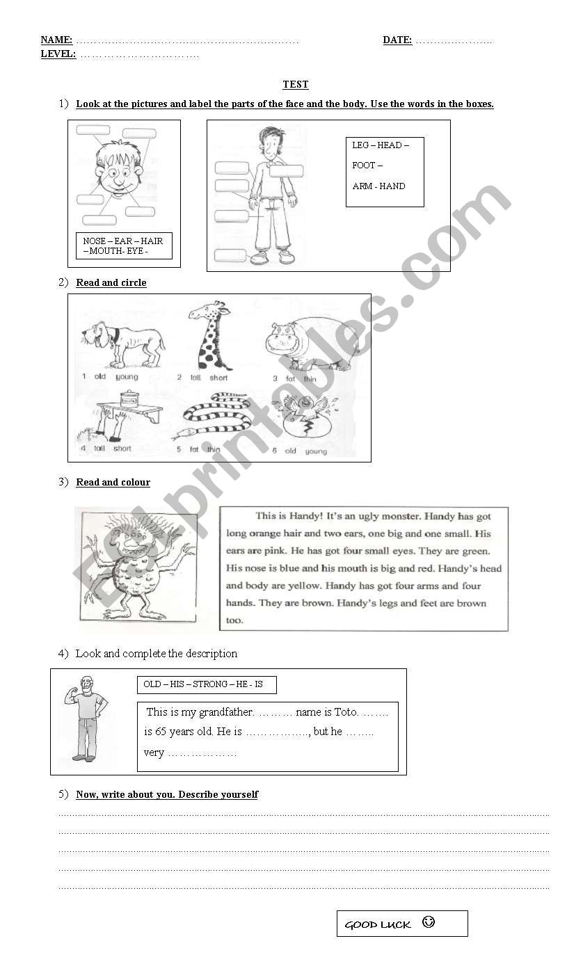 Test worksheet