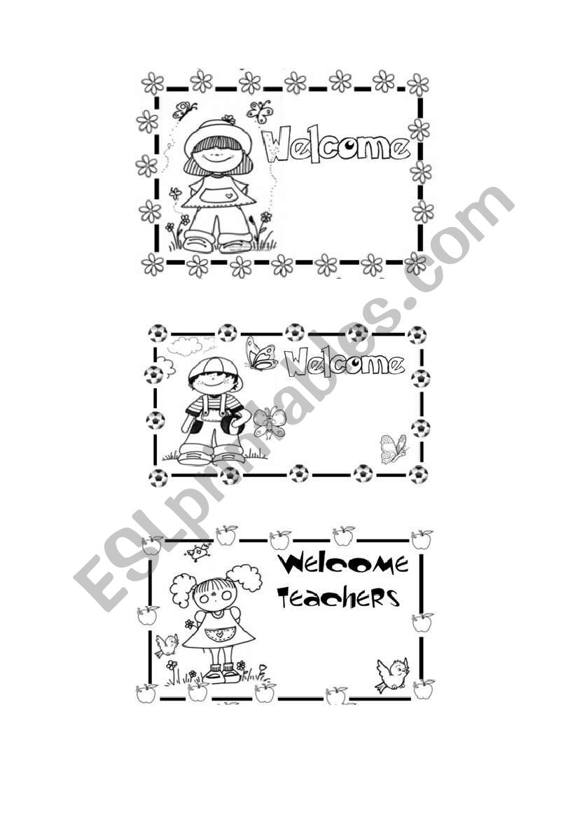 Name Tags worksheet