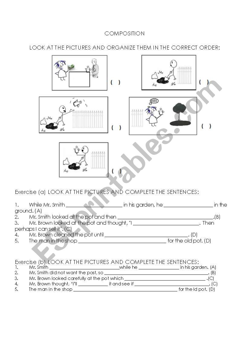 WRITTEN COMPOSITION worksheet