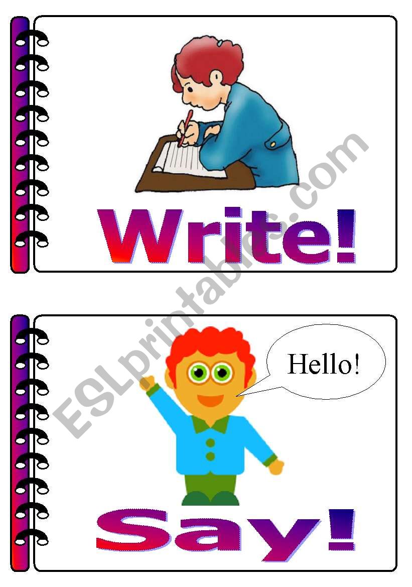 Classroom language set 9 worksheet