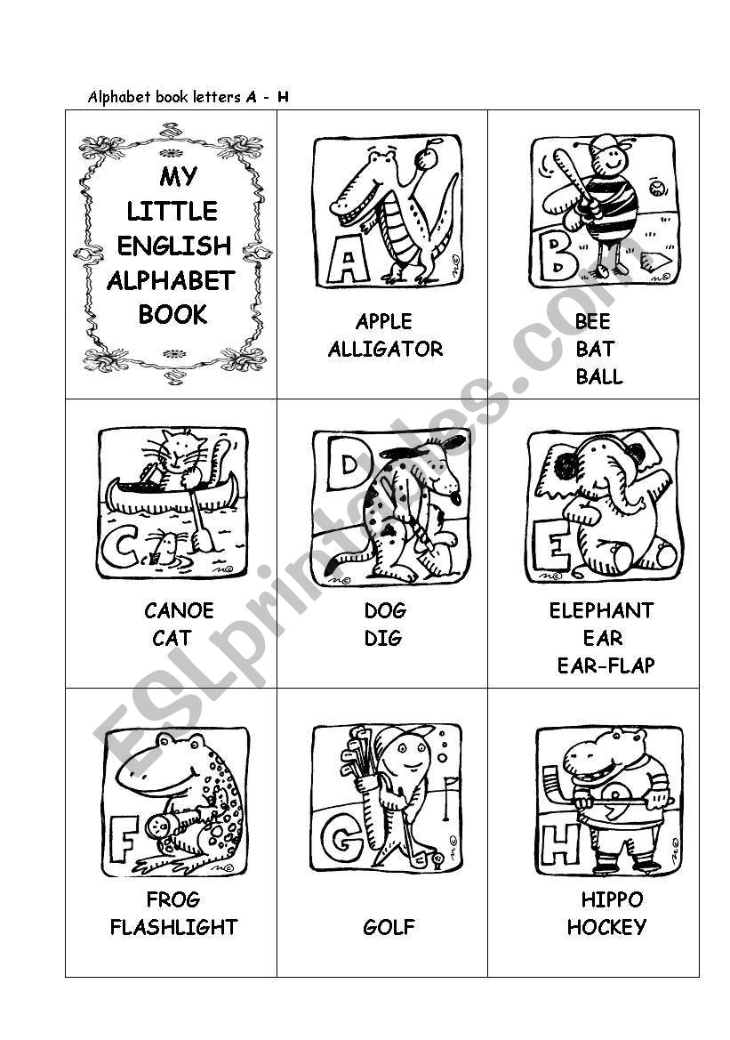 My Little English Alphabet Book