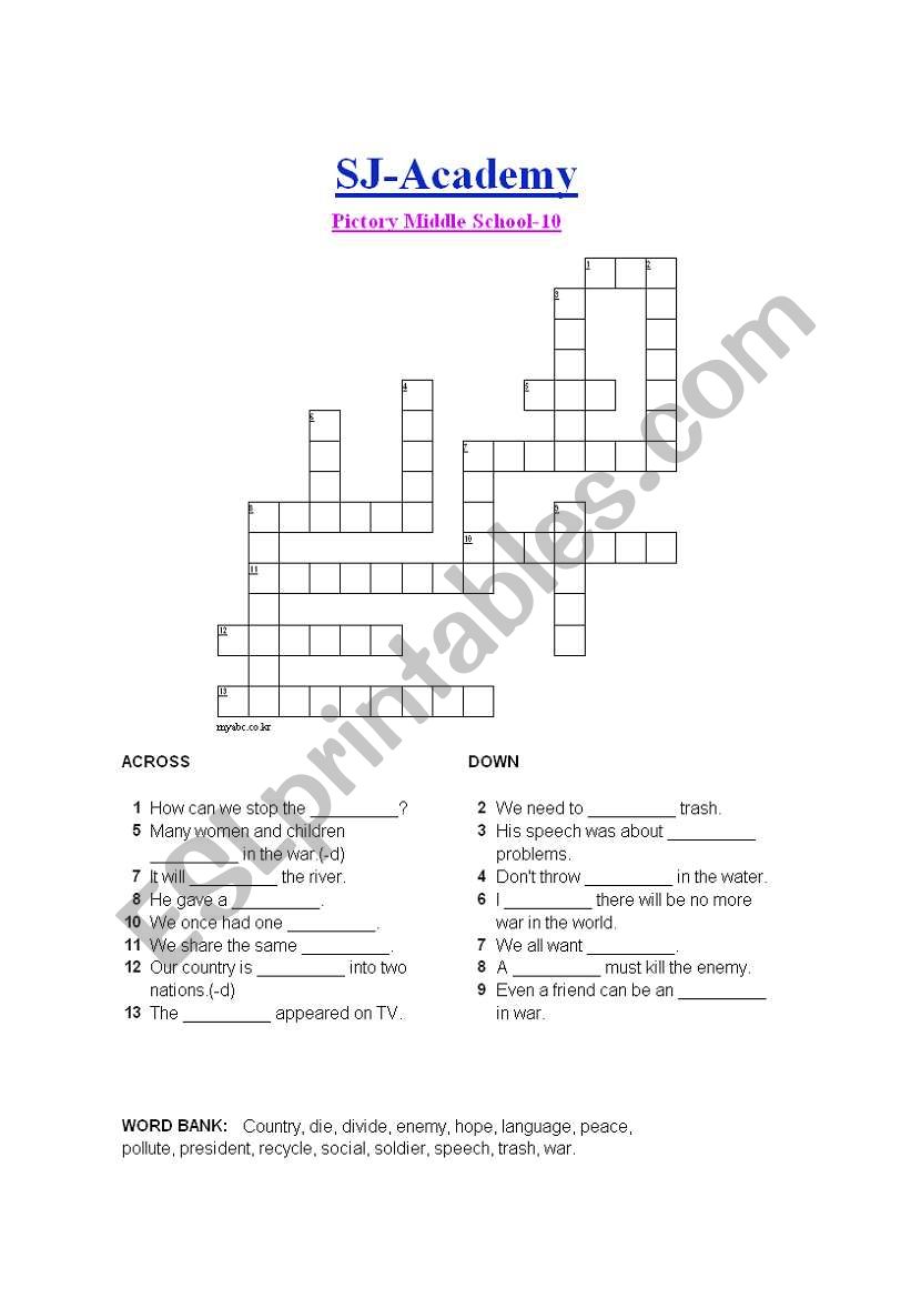 Pictory1-M-10th Day worksheet