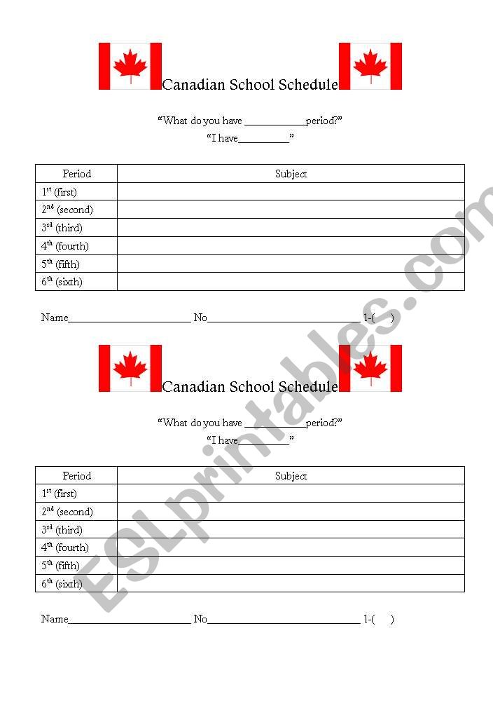 Learning about subjects worksheet