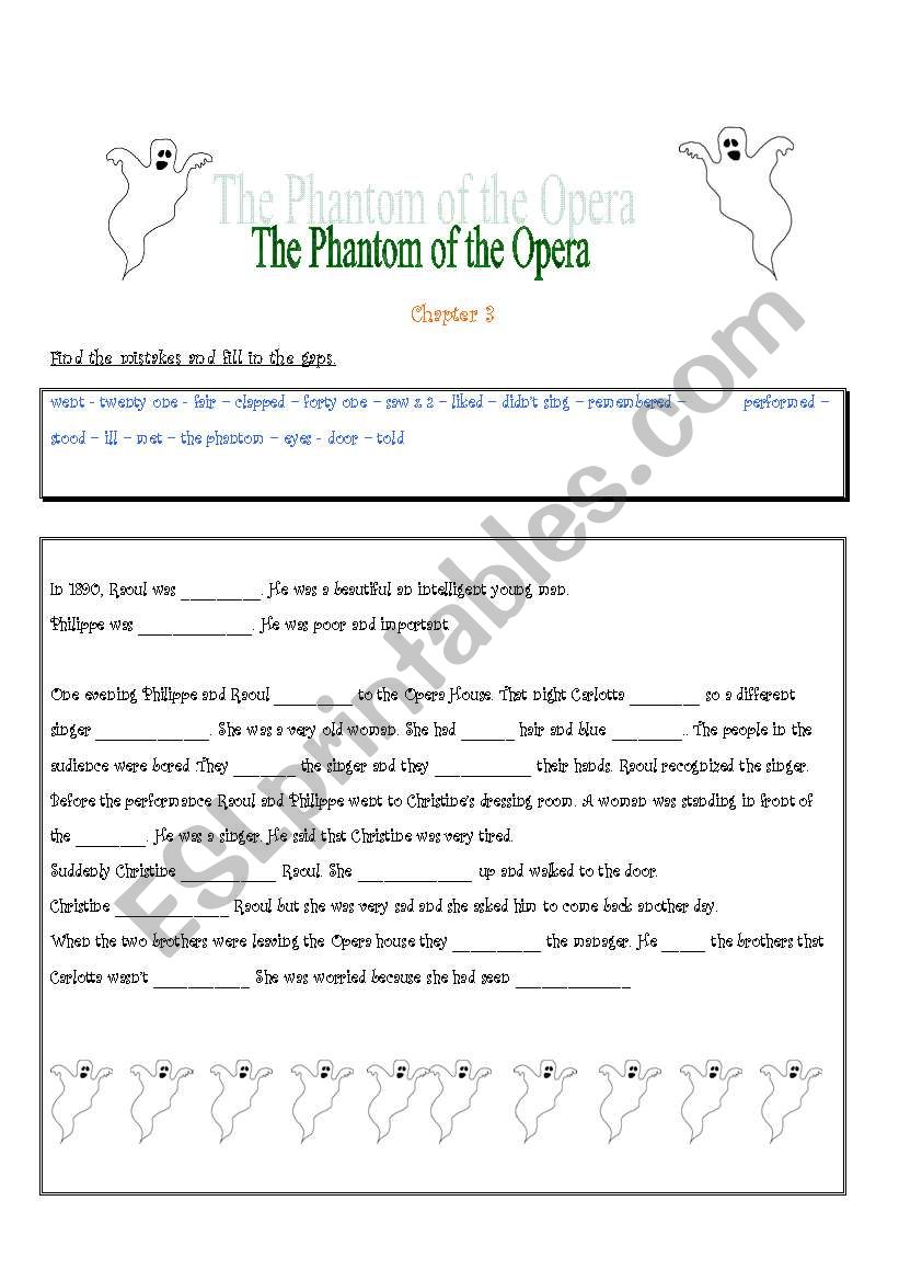 The Phantom of the Opera Chapter 3