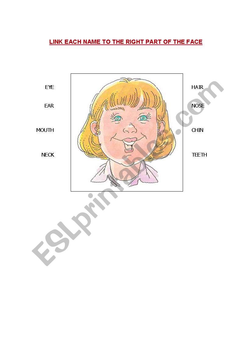 Face worksheet