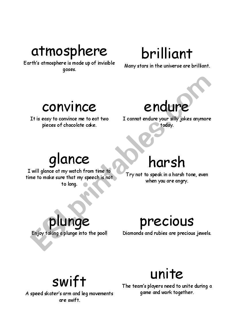 english-worksheets-vocabulary-words