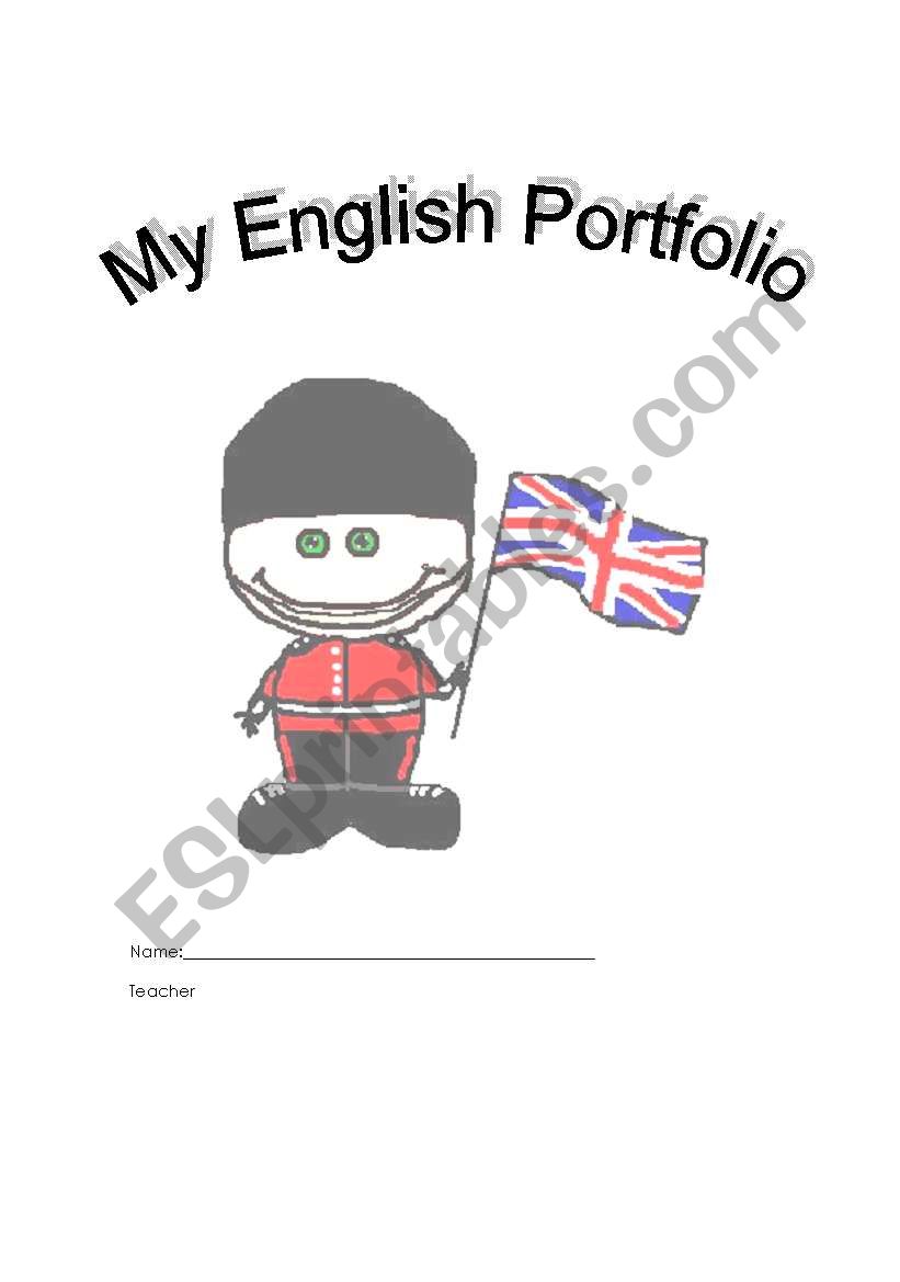My English Portfolio worksheet