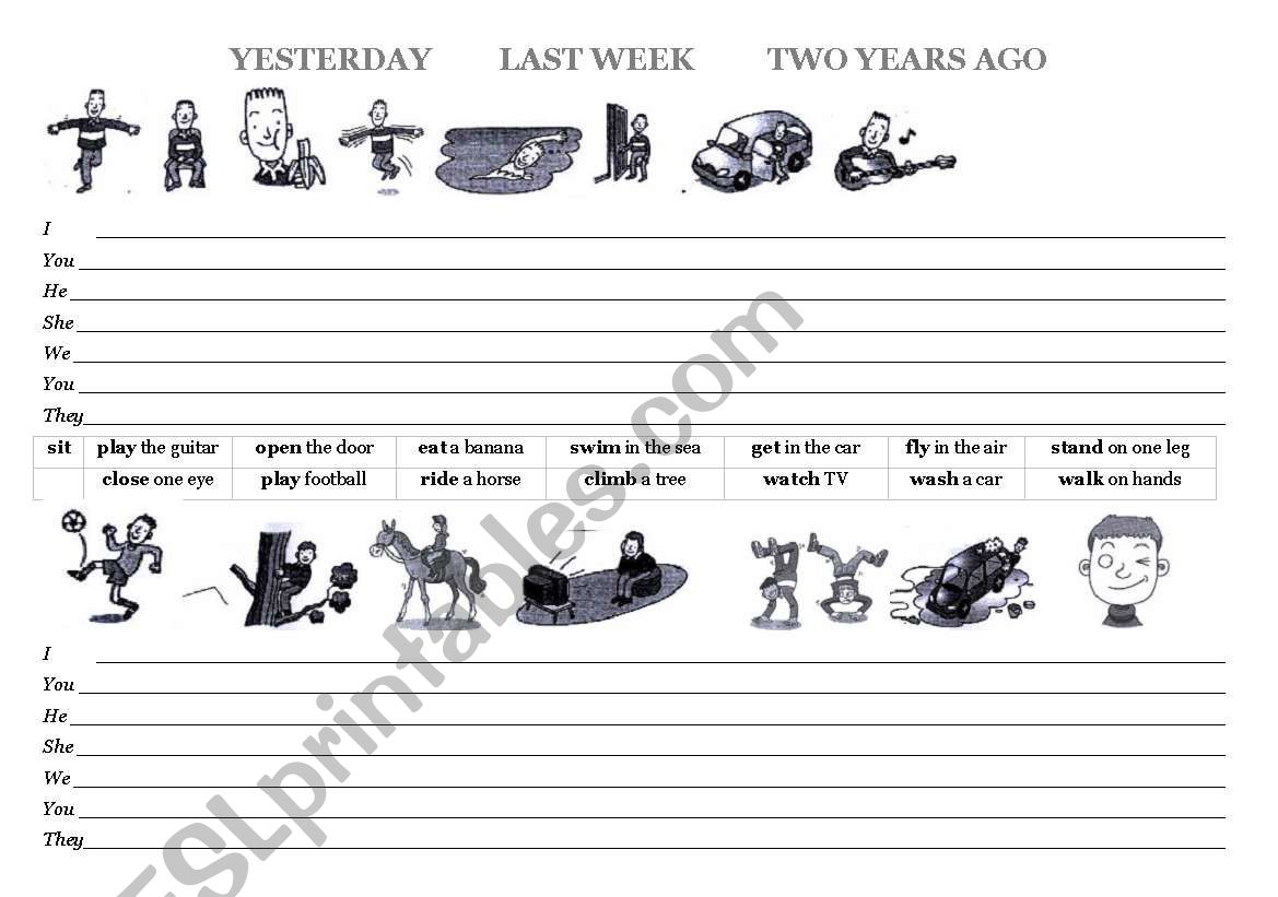 Past Simple worksheet