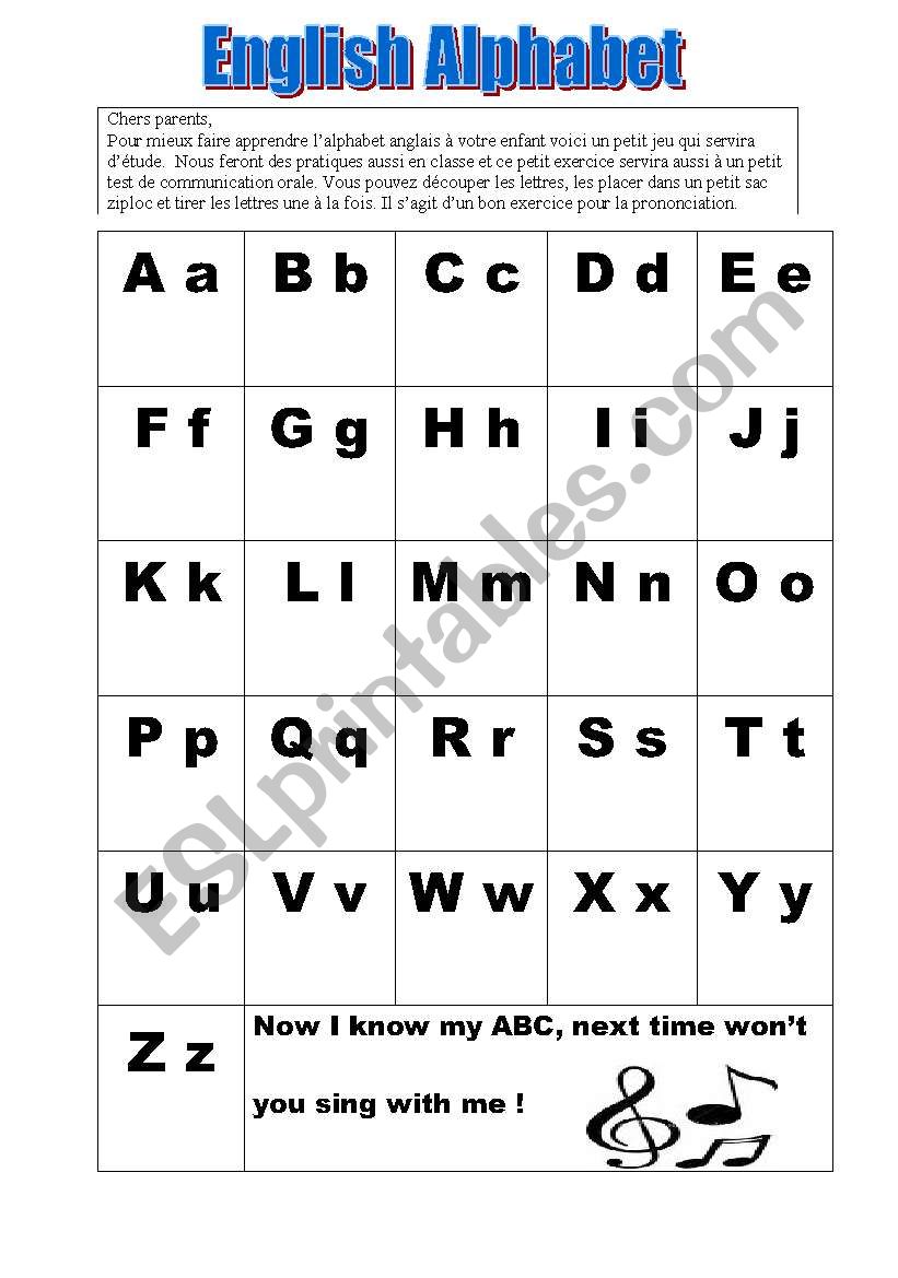 English alphabet pronunciation