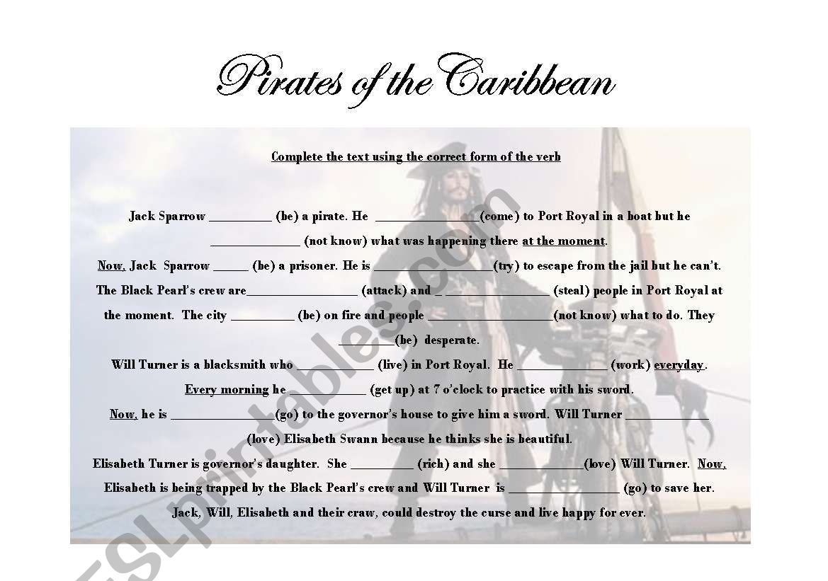 Pirates of the caribbean (part 1)