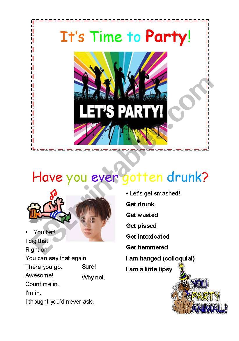 Party Fun! worksheet