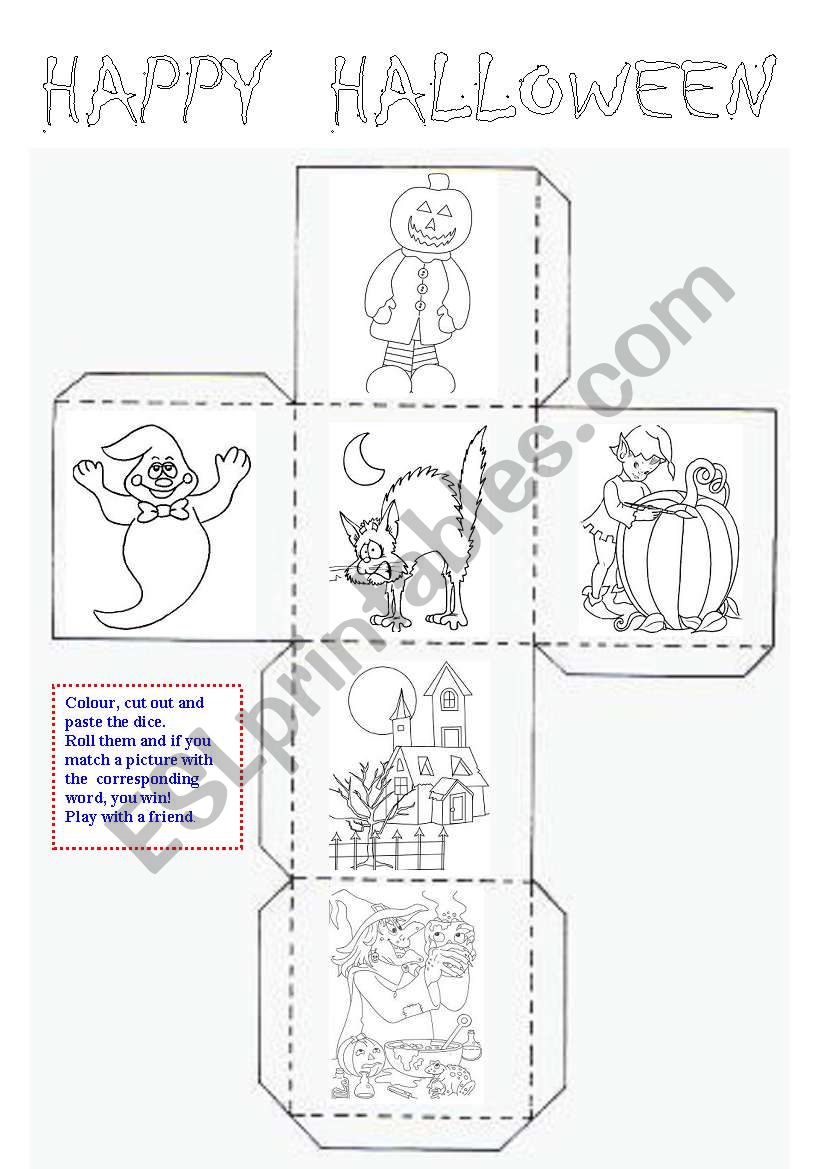 Happy Halloween worksheet