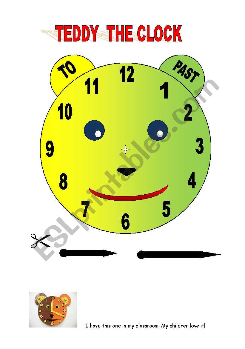 Teddy the Clock worksheet