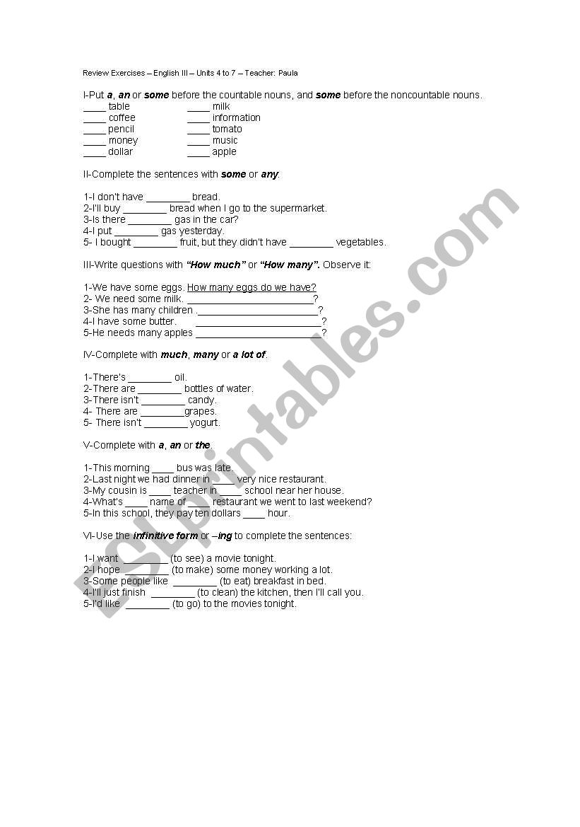 Review Exercises.1 worksheet
