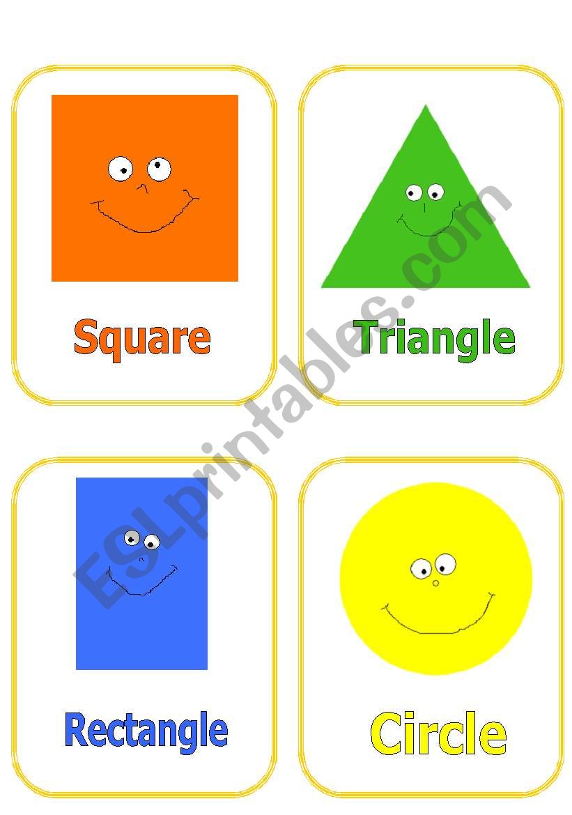 Shapes worksheet