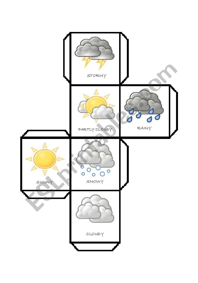 DICE - weather worksheet