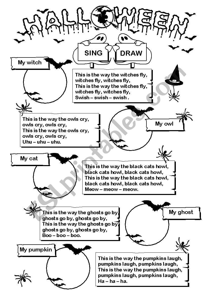 Halloween 2 worksheet