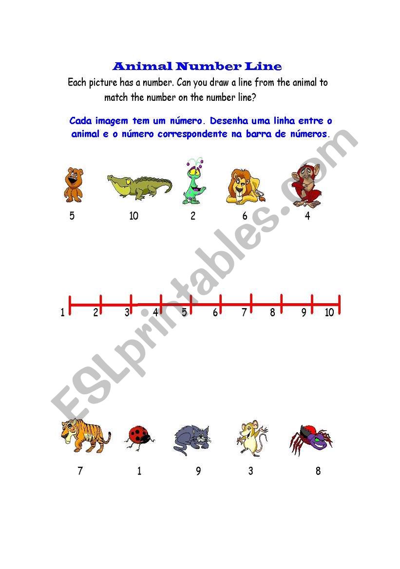 Numbers worksheet