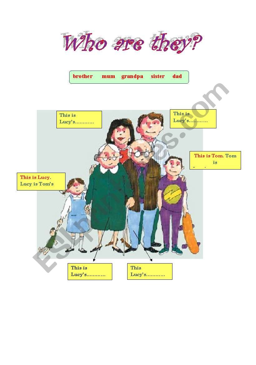family worksheet
