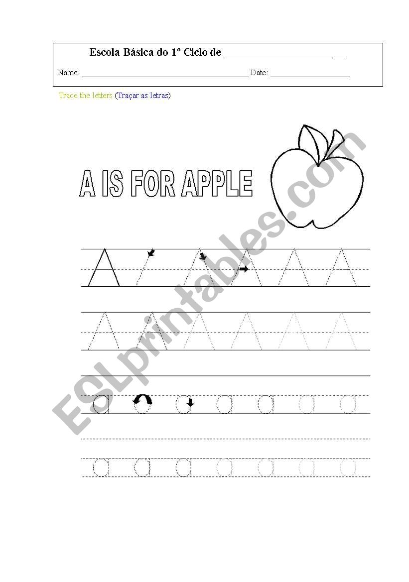 My vowel tracing book worksheet