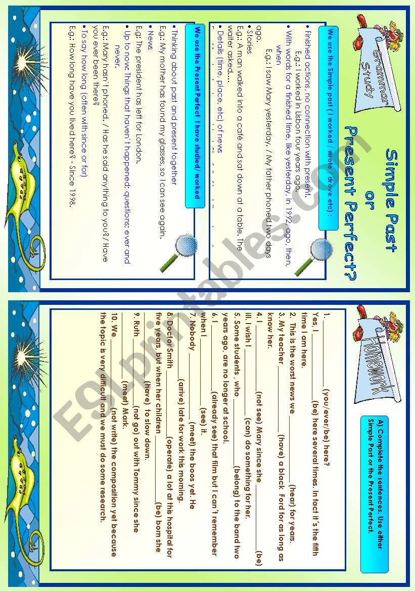 Simple past vs Present perfect