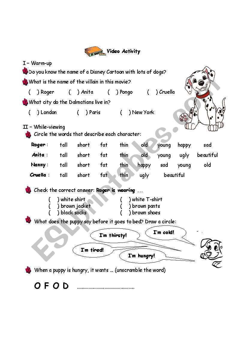 Roleplay - Past simple/continuous - ESL worksheet by Dotty_Dalmatian
