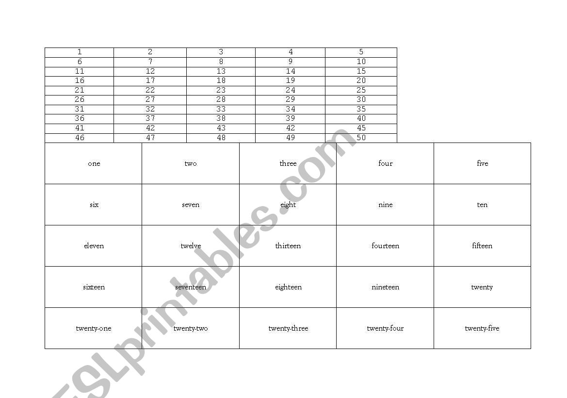 MEMORY GAME worksheet