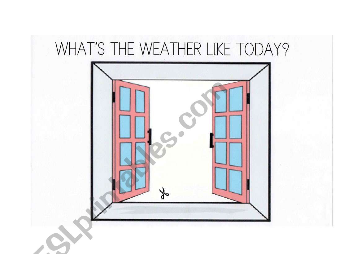 My Weather Window!   worksheet