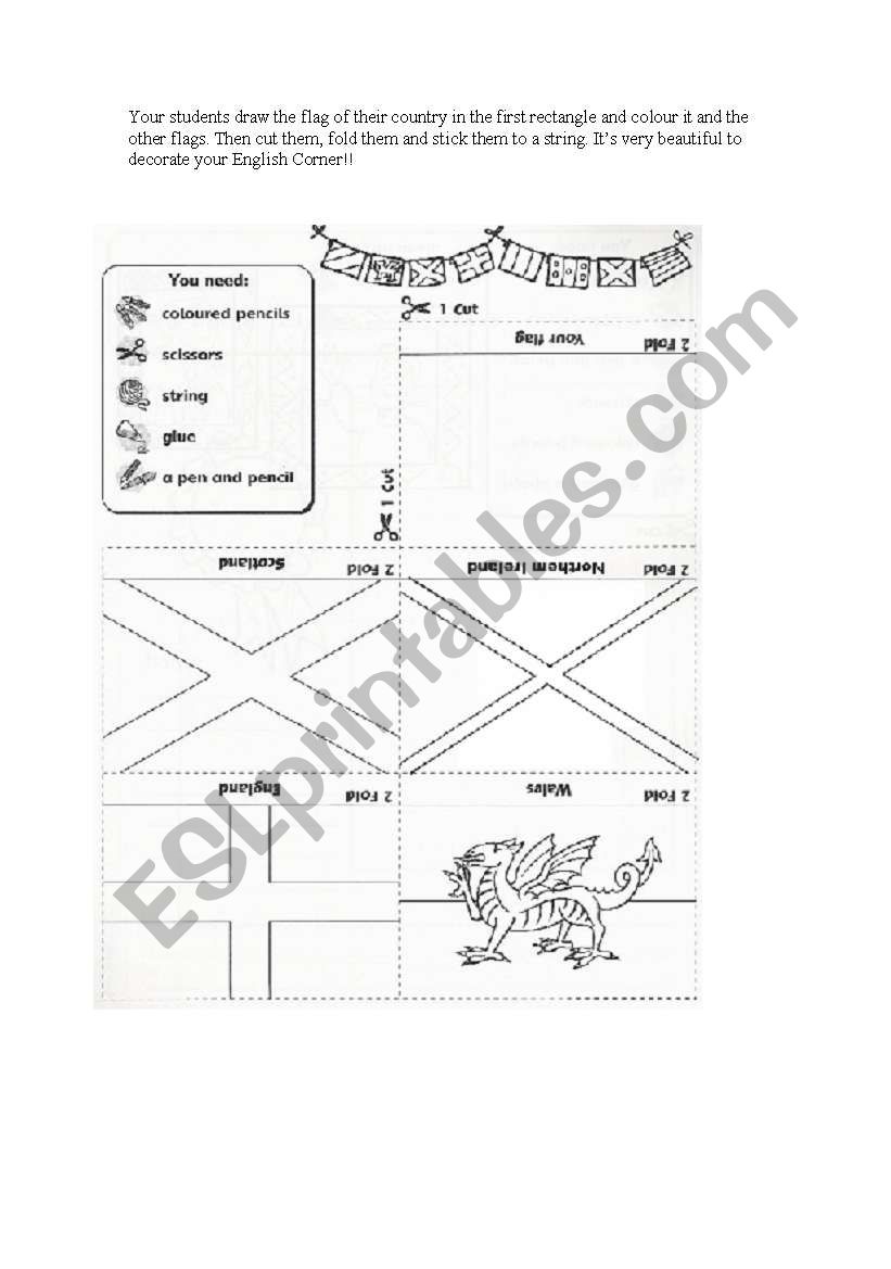 flags worksheet