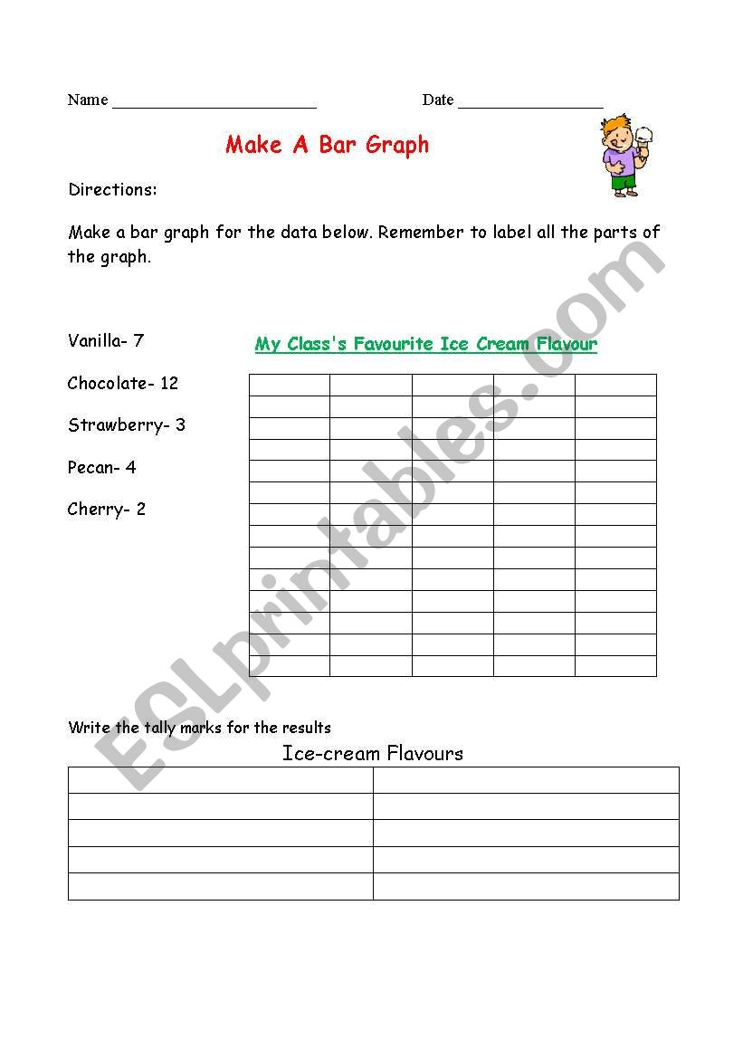Make a Bar Graph worksheet