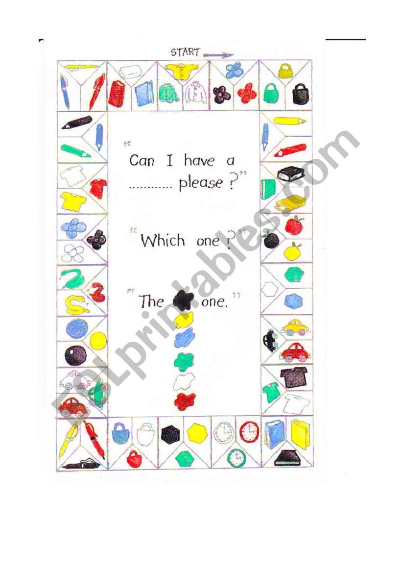  BOARD GAME  WHICH ONE? worksheet