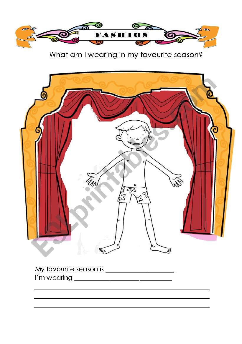 what am I wearing? worksheet