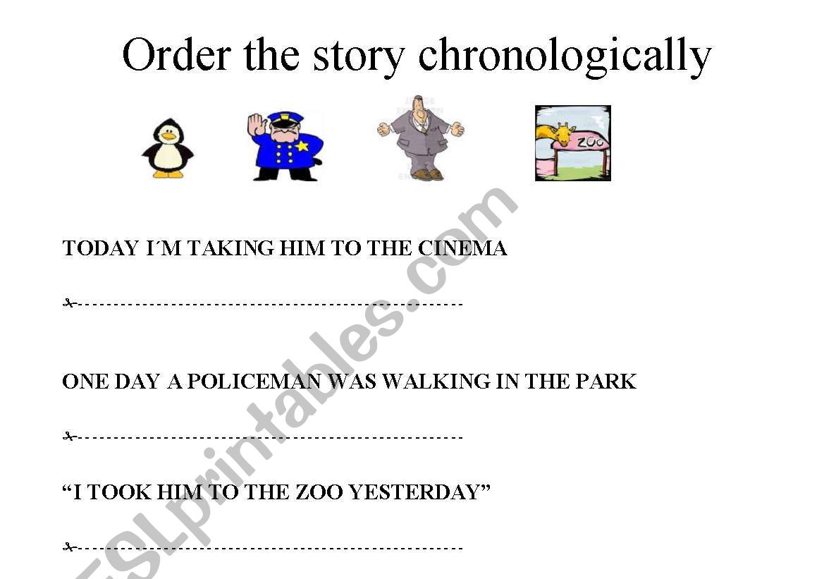 Order the story chronologically